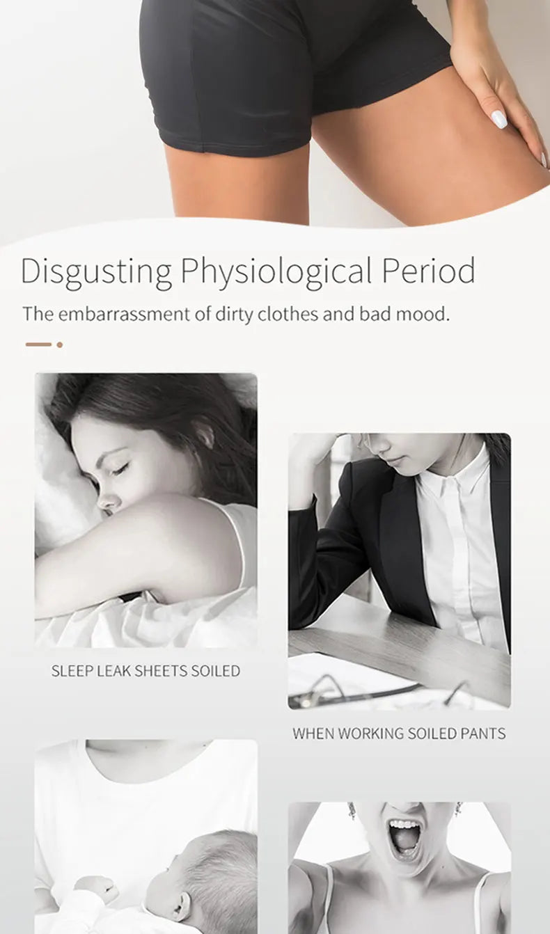 Heavy Flow Menstrual Panties 4-Layer Leak Proof Cotton Boyshorts Period Underwear Absorbent Overnight Incontinence Boxer Briefs