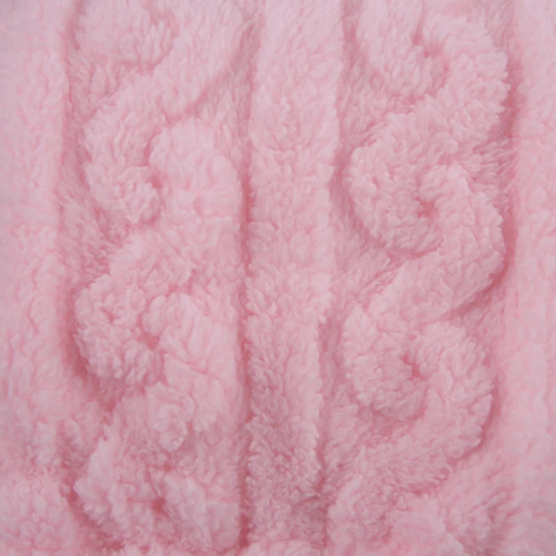 Thickened Velvet Twist Leg Warm Knee Socks High Boots Floor Shoes For Ladies Indoor Slippers